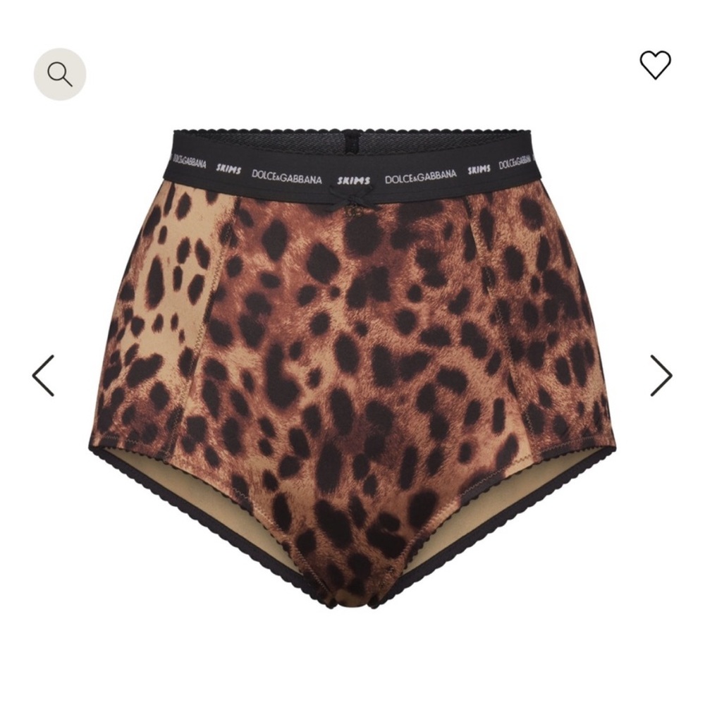 Skims Dolce Gabanna Limited Edition High Waist brief. Size L